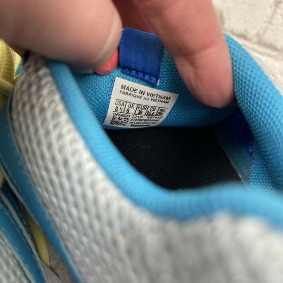 Reebok - Smoothflex Flyer Blue Lemon White Running Shoes - Women's 8.5 - V61472 - Picture 6 of 7